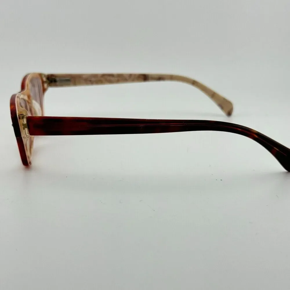 Takumi‎ Eyeglasses Frame TK970 80 47-15-130 Brown Torotise H13358